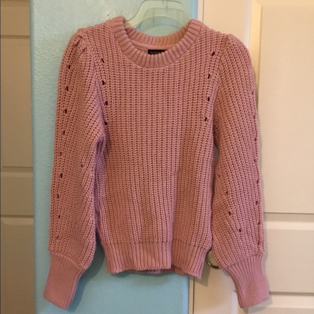 TOP SHOP pink sweater!
